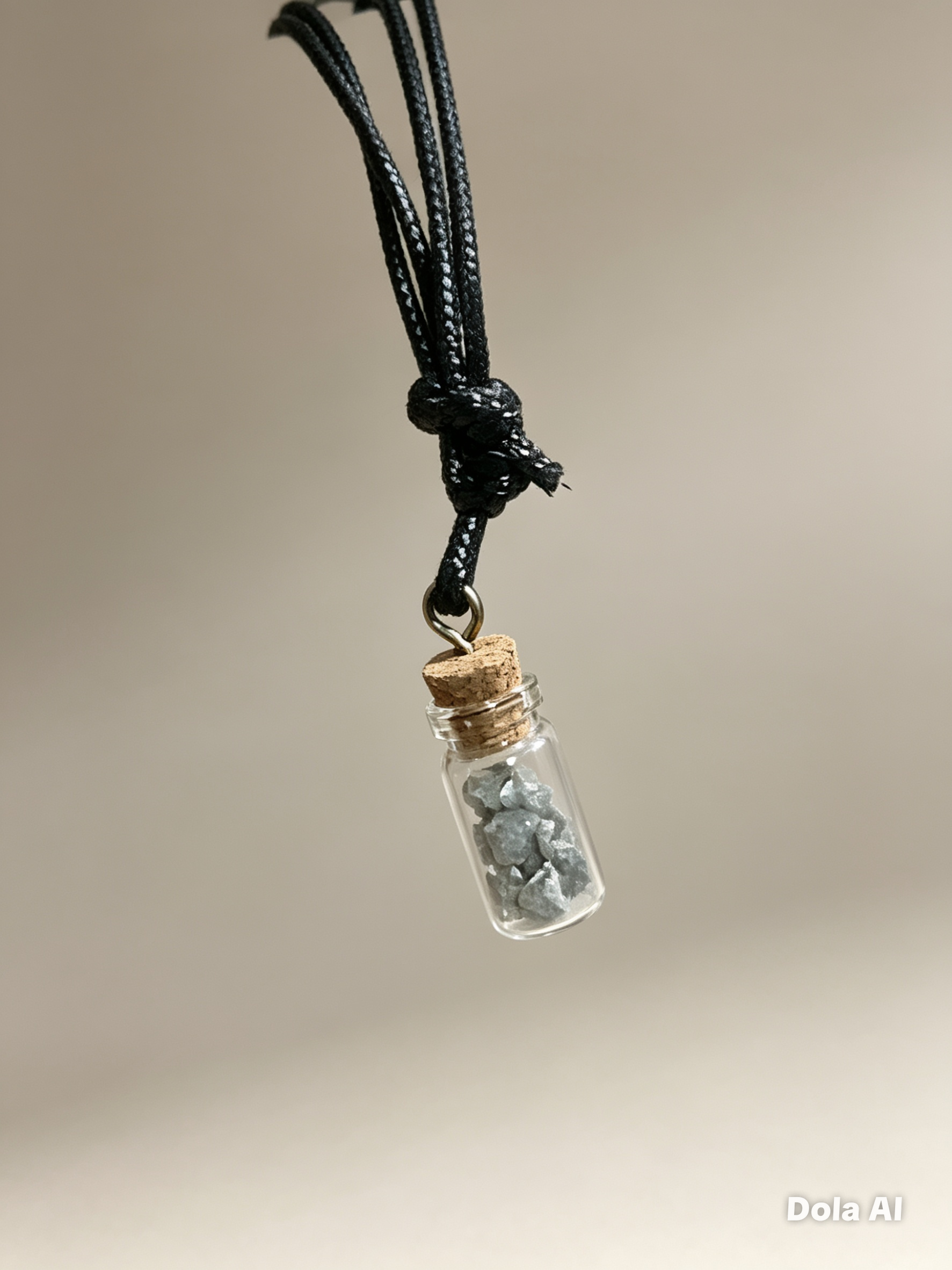 colar garrafinha ( obsidiana) - Imagem 2