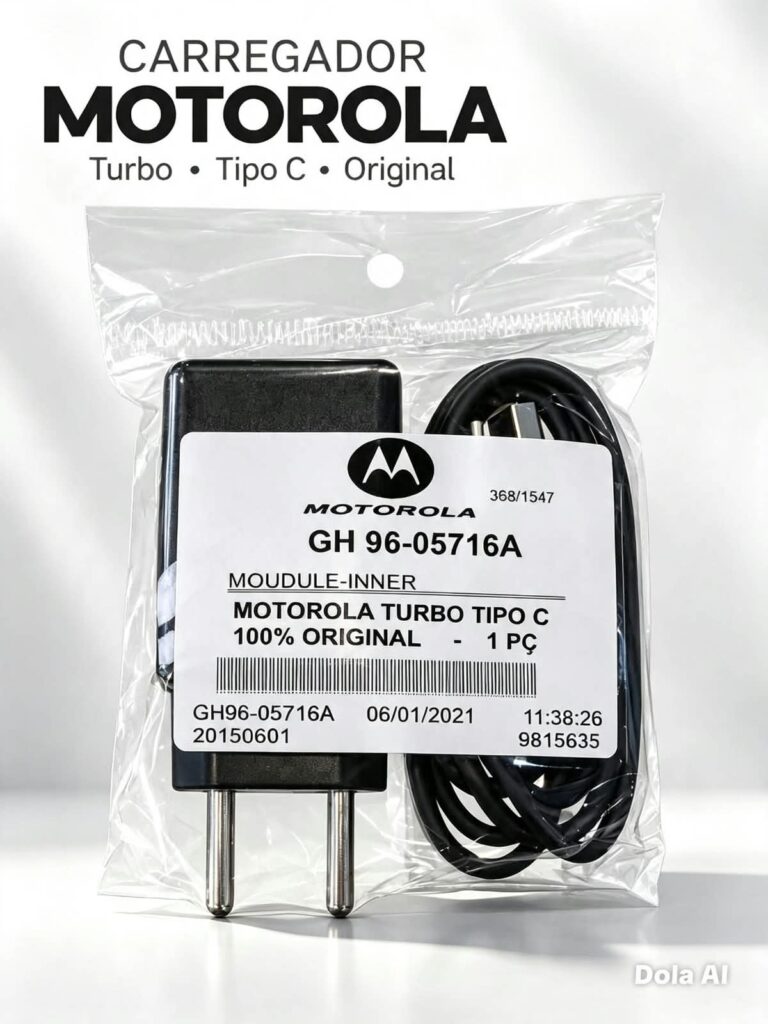 carregador original motorola