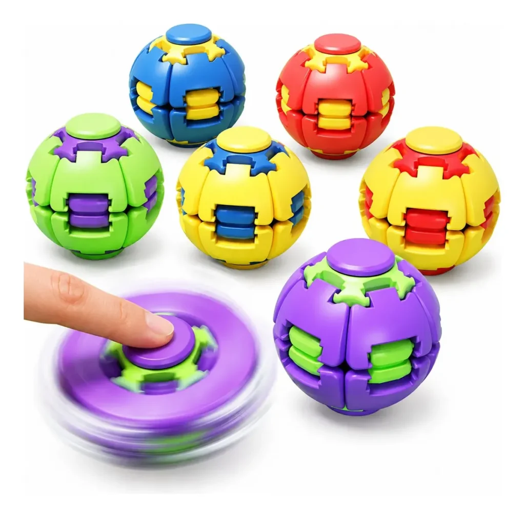 Spinner Ball Antiestresse com LED