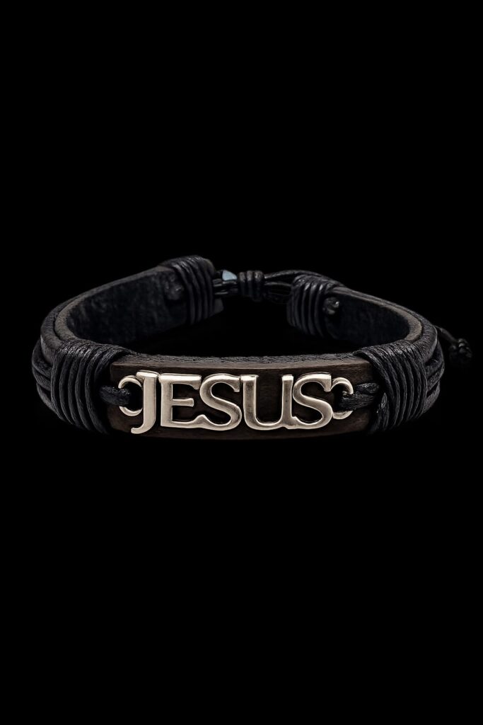 pulseira de couro