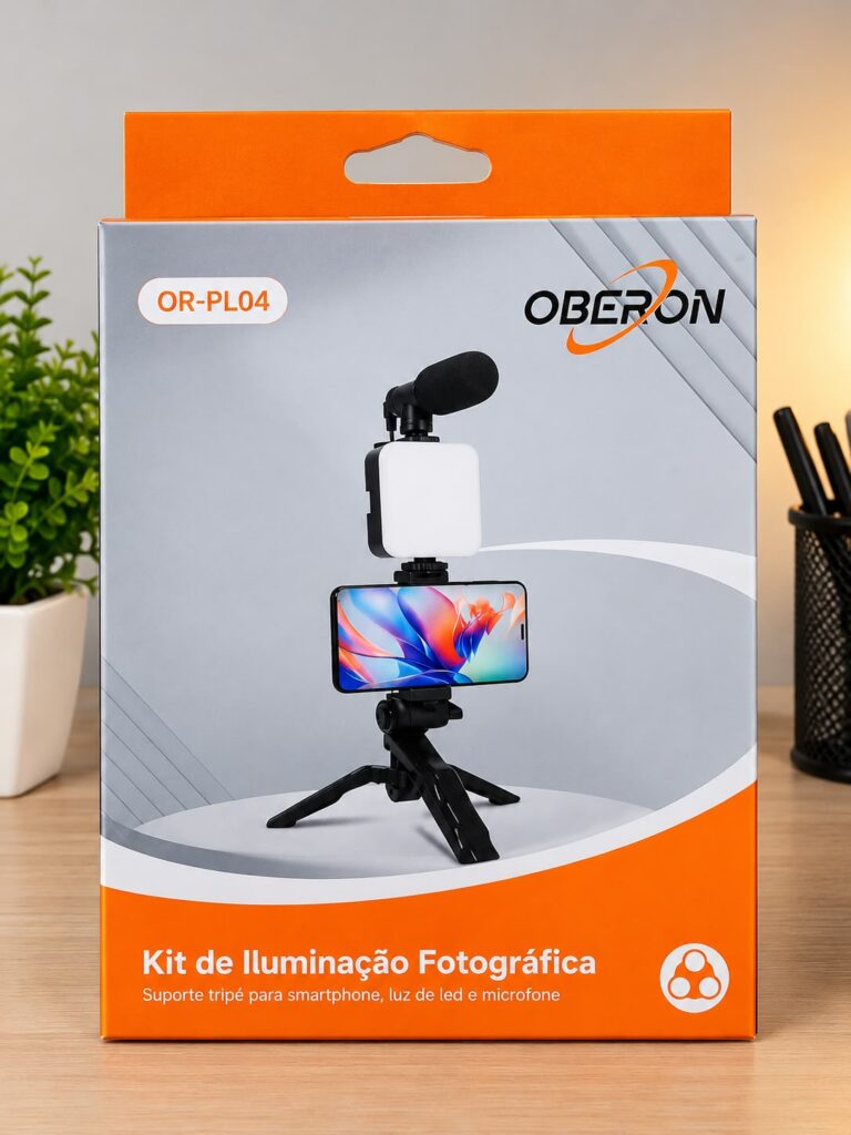 Kit de Iluminação Fotográfica Oberon OR-PL04