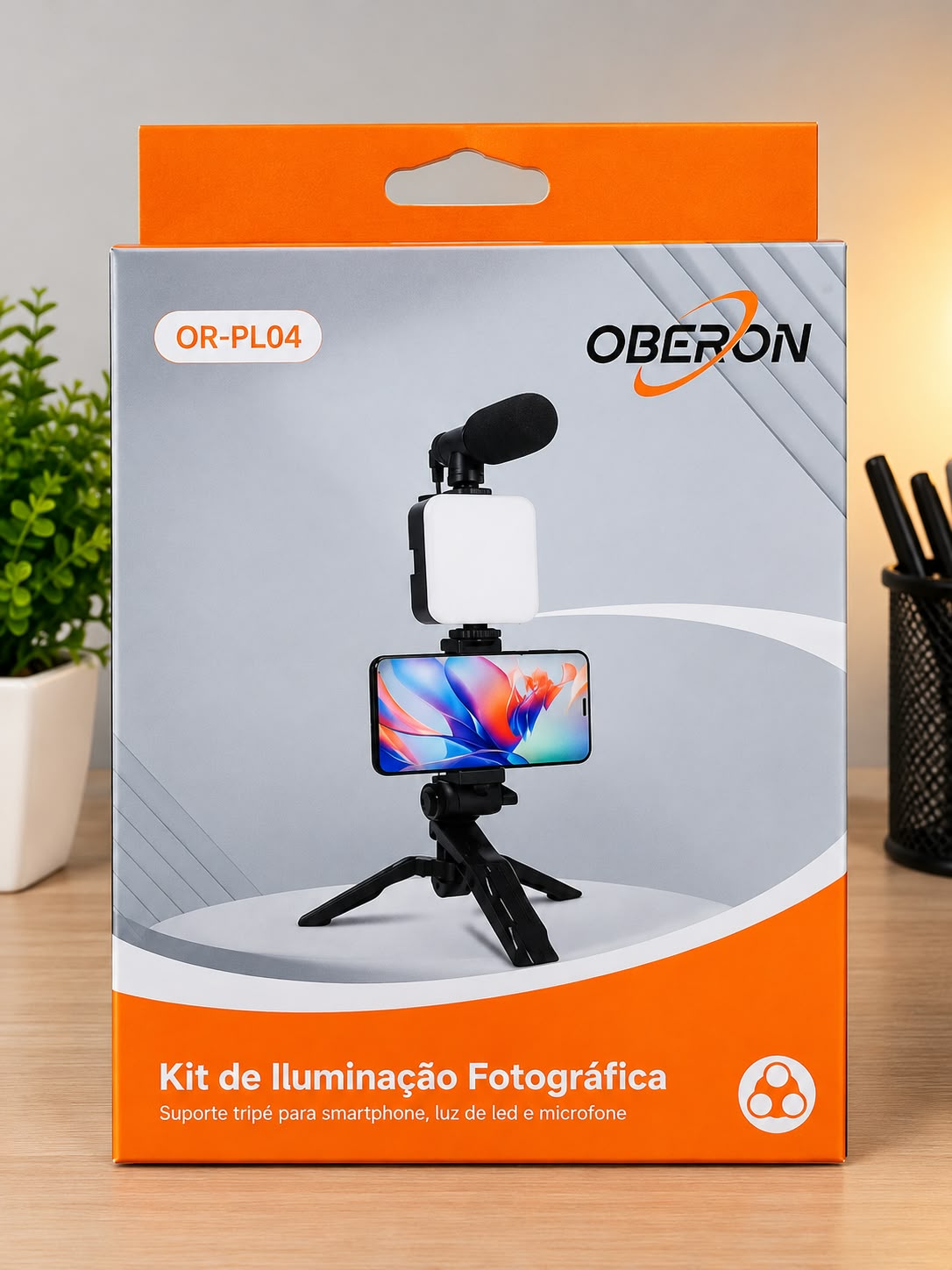 Kit de Iluminação Fotográfica Oberon OR-PL04