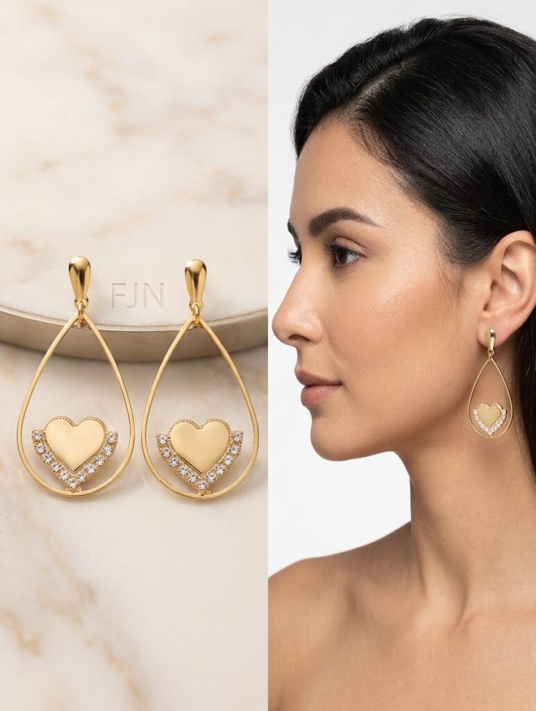 Brinco folheado