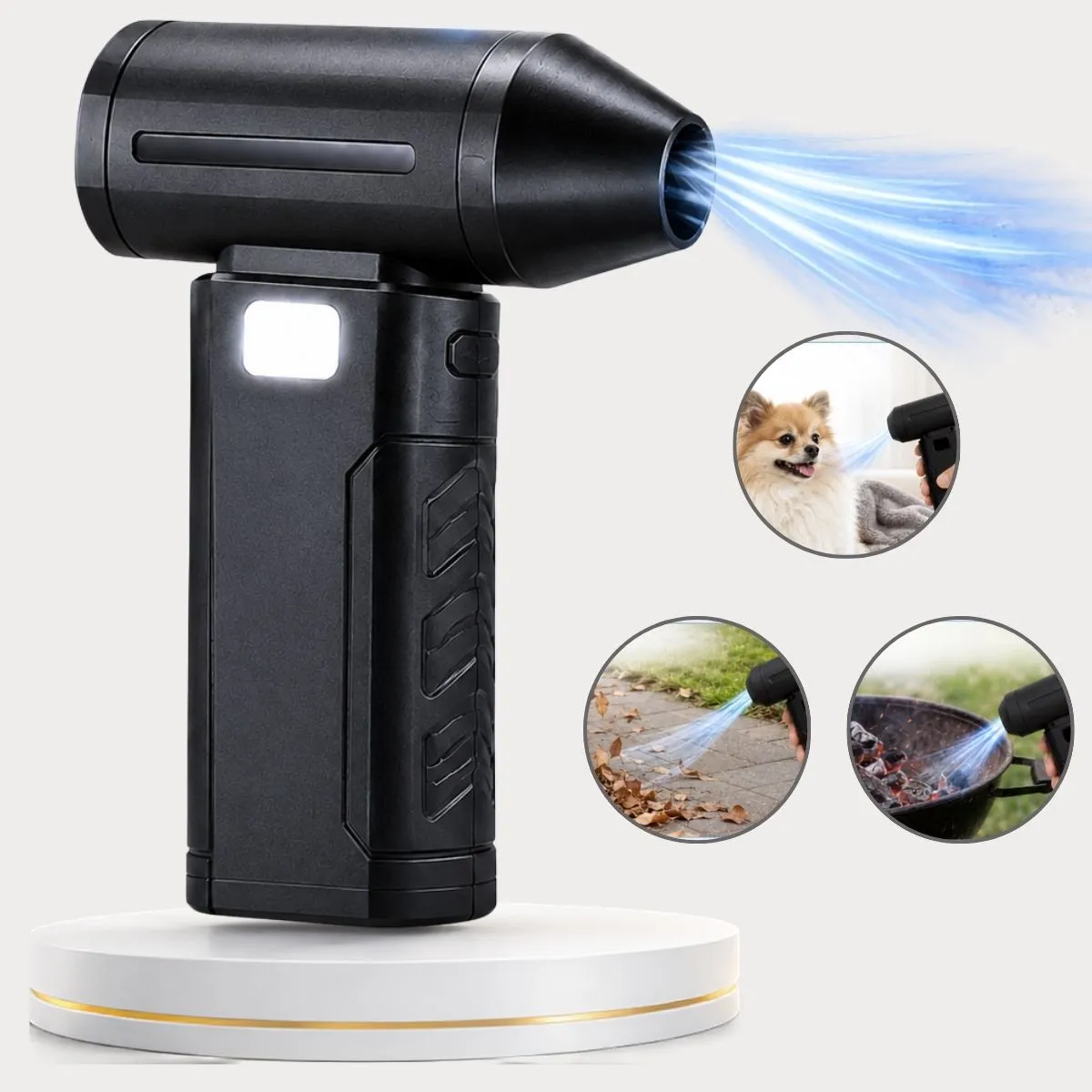 mini soprador de ar turbo portátil